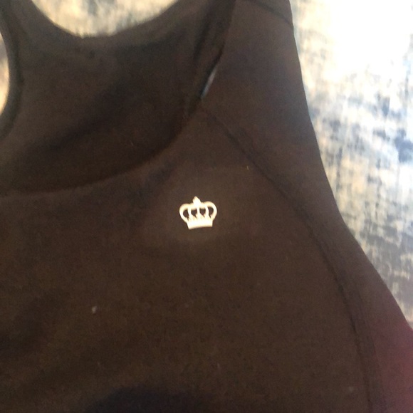 JUICY COUTURE black sports bra/top size medium - Picture 5 of 6